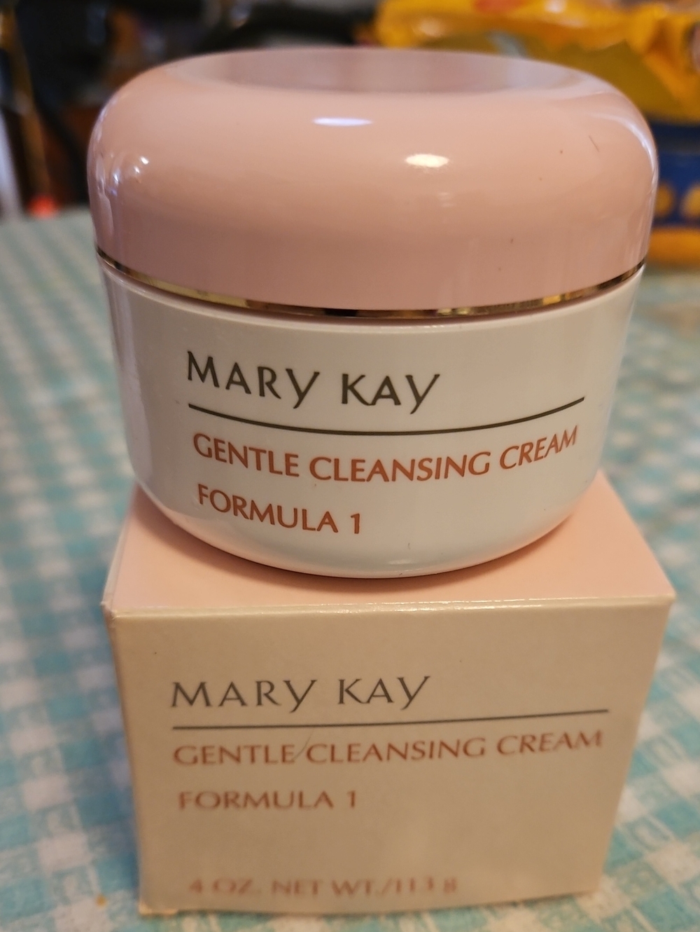 Mary Kay Gentle Cleansing Cream Formula 1 New With Box Rare 4 oz Jar Dry Skin